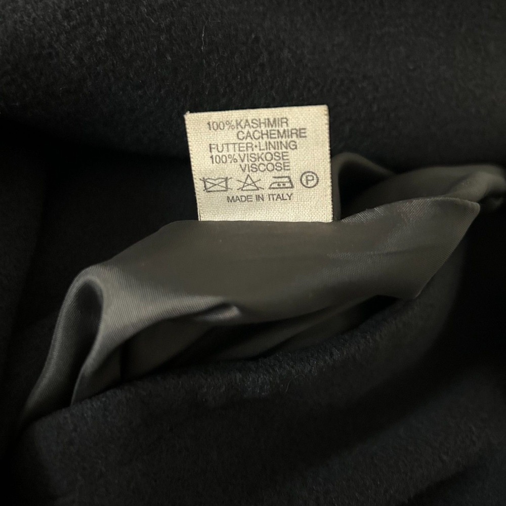 Jil Sander Black Double-Breasted Trench Coat - Picture 6 of 12